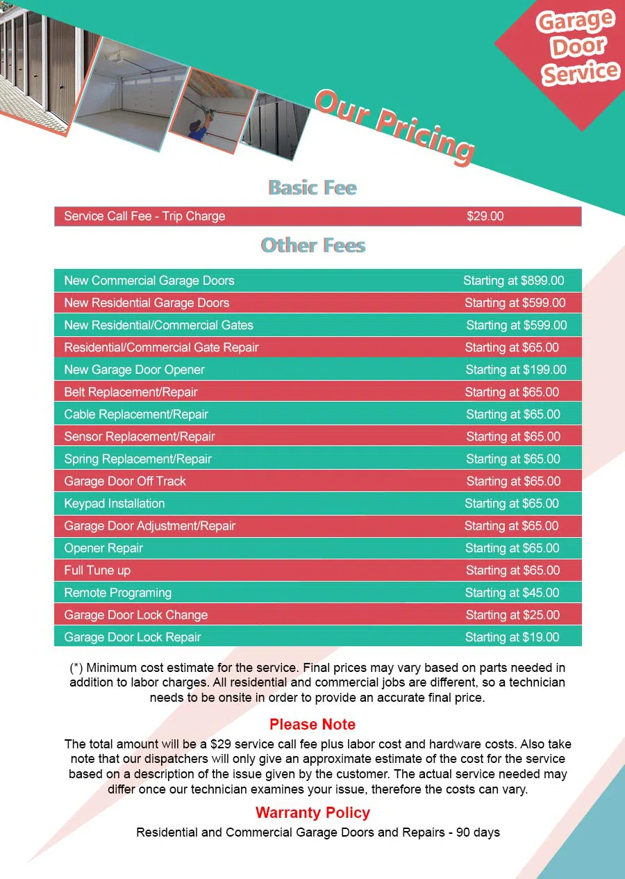 Central Garage Door Service Hyattsville, MD 301-944-0305